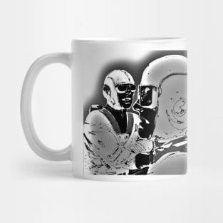 Interstellar UFO Star Men Mug